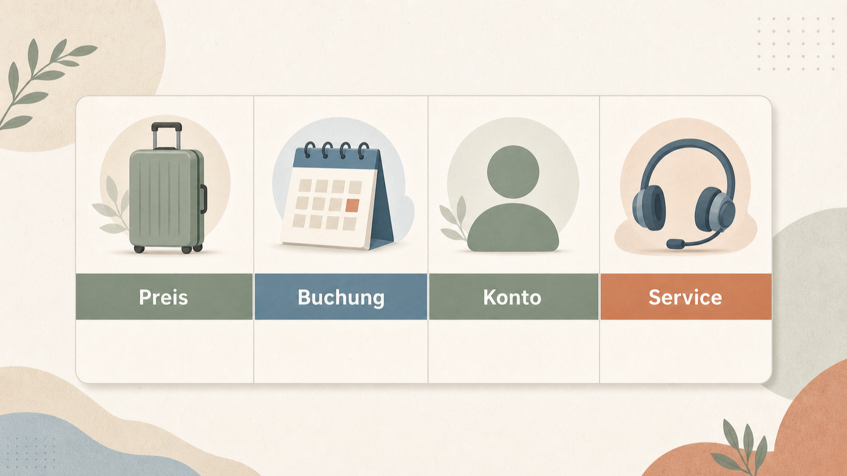 Redaktionelle Illustration zu Booking.com oder Expedia: Welches Hotelportal passt besser zur Reise?