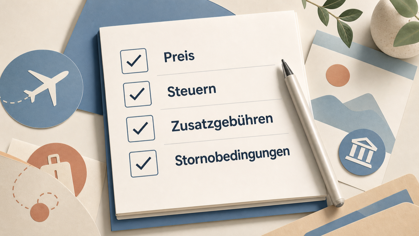 Redaktionelle Illustration zu Hotels günstiger buchen: Timing, Flexibilität und Tarifbedingungen richtig einordnen
